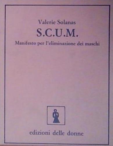 S.C.U.M. Manifesto per l'eliminazione dei maschi - copertina