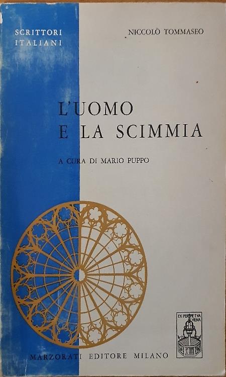 L' uomo e la scimmia - copertina
