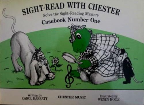 Sight-Read with Chester solve the sight-reading mystery Casebook Number one - copertina