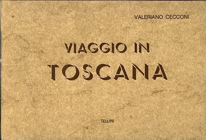 Viaggio in Toscana - copertina