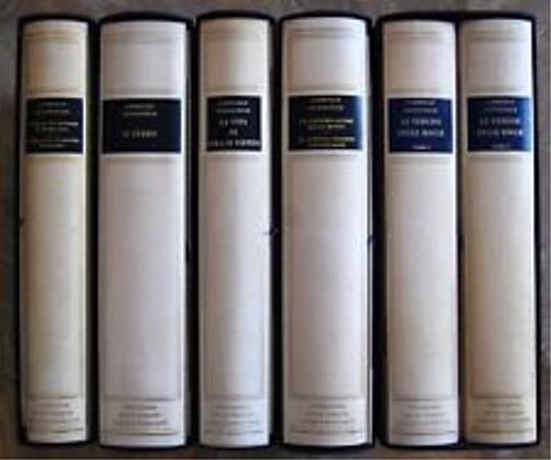 Edizione in facsimile dei manoscritti originali autografi. Lotto di 6 volumi: --Le vergini delle rocce. 1990. (2 tomi). pp. 599. --La vita di Cola di Rienzo, 1991. pp.256. --La contemplazione della morte. Il vangelo secondo l'avversario. 1992. pp.200