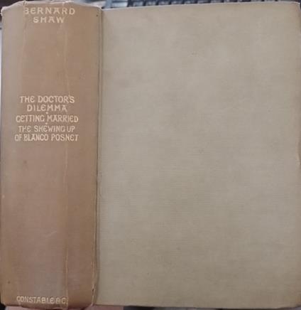 The Doctor's Dilemma, Getting Married, and The Shewing-Up of Blanco Posnet - copertina