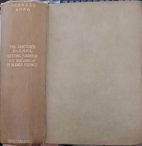 The Doctor's Dilemma, Getting Married, and The Shewing-Up of Blanco Posnet - copertina