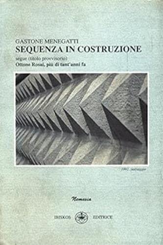 Sequenza in costruzione. Segue (titolo provvisiorio) ottone Rosai, pi� di tant'anni fa - copertina