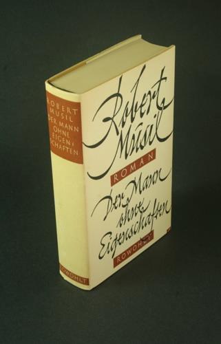 Der Mann ohne Eigenschaften. Roman. Schutzumschlag und Einband von Werner Rebhuhn - copertina