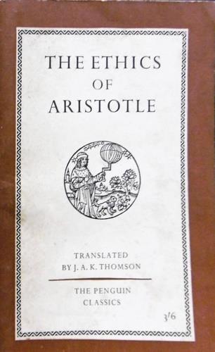 The ethics. The Nicomachean ethics translated - copertina