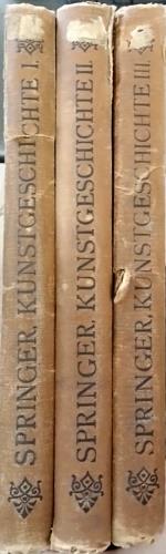 Handbuch der Kunstgeschichte. Band I.Altertum. Band II. Das Mittelalter. Band III. III Neuere zeit