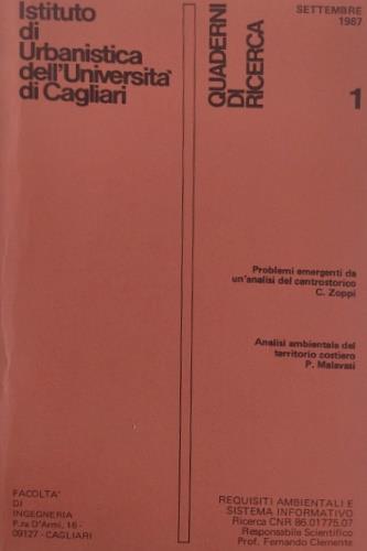 Problemi emergenti da un'analisi del centrostorico. Analisi ambientale del territorio costiero