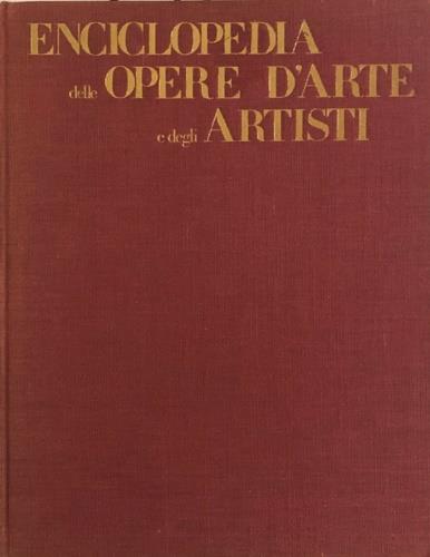 Enciclopedia delle opere d'arte e degli artisti - copertina