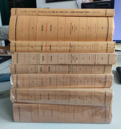 Manuel d'Arch�ologie Grecque. La Sculpture. Volume I: P�riode Archa�que. Volume II. Tomo I,II: P�riode Classique - V�me si�cle. Volume III, Premi�re Partie, Tomo I,II: P�riode Classique - IV�me si�cle. Volume IV. Deuxieme Partie, Tomo I,II: P�riode C - copertina