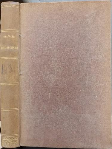 Vicende del mazzinianesimo politico e religioso dal 1832 al 1854 - copertina