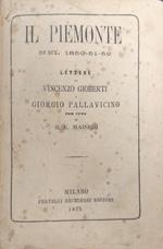 Il Piemonte nel 1850-51-52