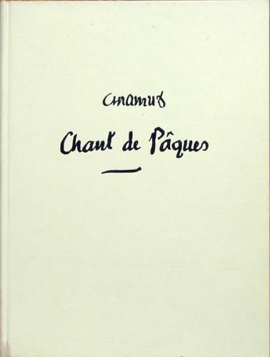 Chant de Paques. Recit . Dessins d'Auberjonois - copertina