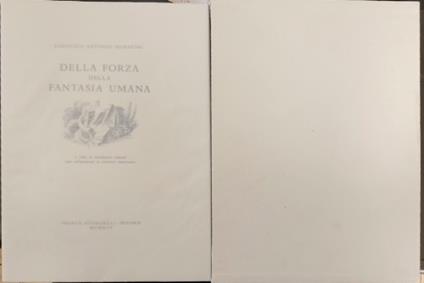 Della forza della fantasia umana - copertina