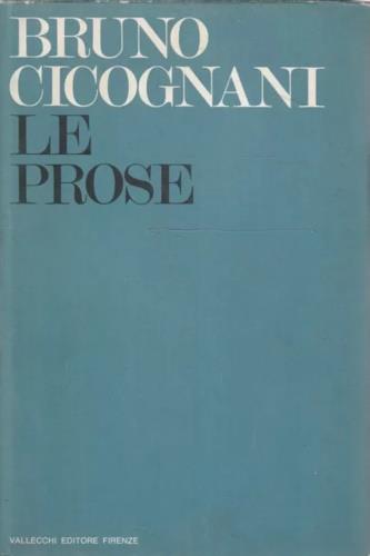 Le prose - copertina