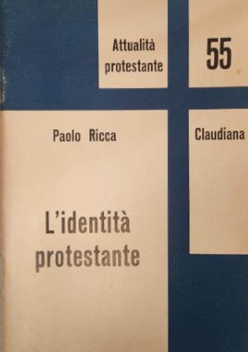 L' identit� protestante - copertina