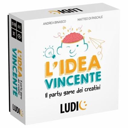 L' Idea Vincente. Il party game dei creativi- Sai trovare soluzioni a problemi di ogni tipo e riesci a comunicarle in modo efficace? In questo party game dovrai assumere i panni di un�agenzia creativa e convincere gli investitori a scegliere il tuo p - copertina