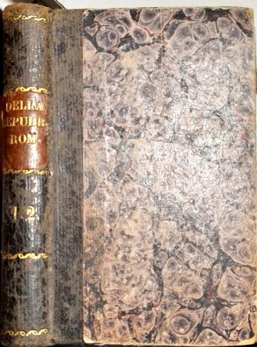 Della Repubblica Romana fatti storici dall' anno 1849 al 1849. Appendice dell'ebreo di Verona - Antonio Bresciani - copertina