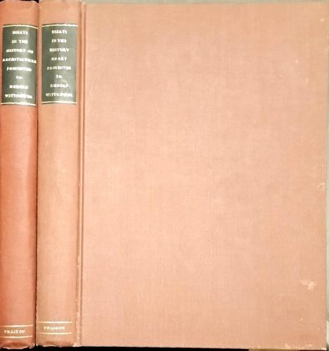 Essays presented to Rudolf Wittkower on his sixty fifth Birthday. In two parts: Essays in the History of architecture with twenty six contributions. Essays in the History of Art with thirthy nine contributions - Lindley M. Fraser - copertina