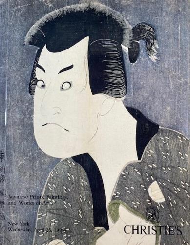 Japanese Prints, Paintings and Works of Art. Christie's New York, Wednesday April 26, 1995 - copertina