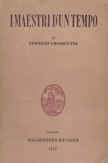 I maestri d'un tempo - copertina