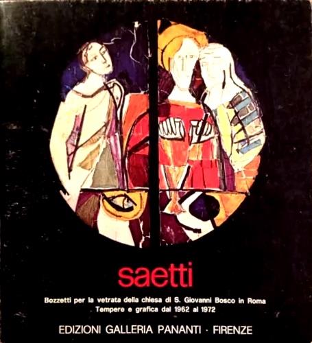 Bruno Saetti. Bozzetti per la vetrata della chiesa di San Giovanni Bosco in Roma. tempera e grafia dal 1962 al 1972 - copertina