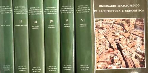 Dizionario enciclopedico di Architettura e urbanistica - copertina