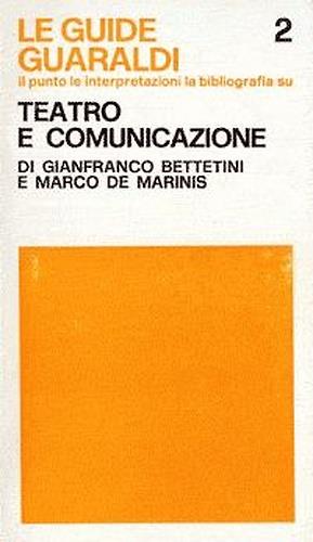 Teatro e comunicazione - copertina