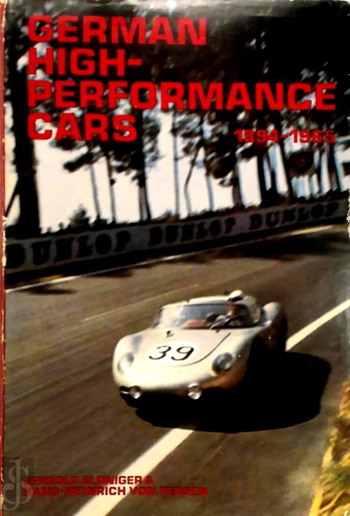 German high performance cars 1894-1965 - copertina