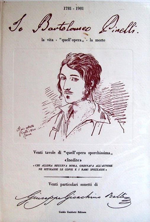 1781 - 1981. Io Bartolomeo Pinelli. La vita - "quell'opera" - la morte. Venti tavole di "quell'opera sporchissima", inedite - copertina