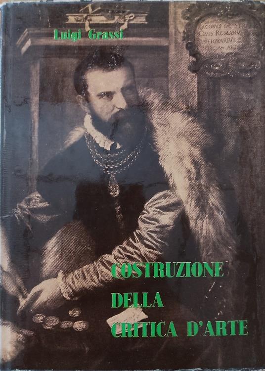 Costruzione della critica d'arte - copertina