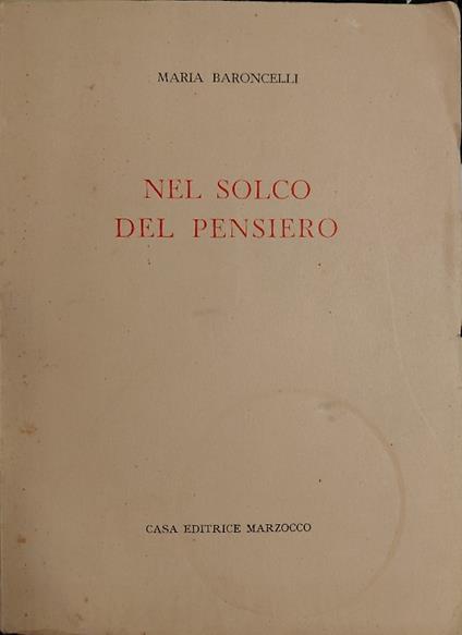 Nel solco del pensiero - copertina