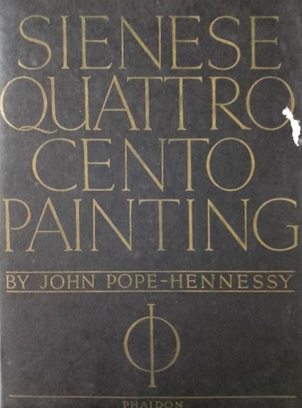 Sienese quattrocento painting - copertina