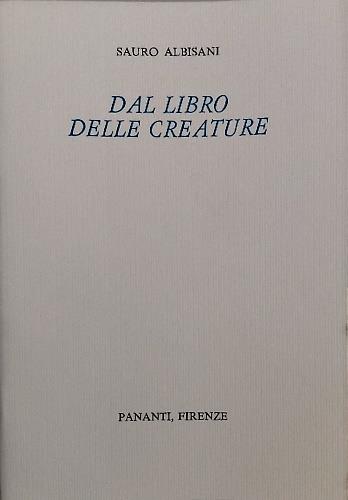 Dal libro delle creature. Le stagione di Renzo Gherardini - copertina