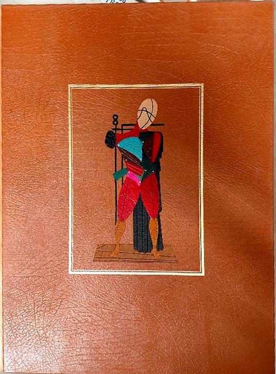 Giorgio De Chirico. Con un saggio inedito di Salvatore Quasimodo e n� 41 riproduzioni litografiche di opere di De Chirico, ciascuna tavola � inserita in cartella con finestra. "La prima tavola, che non � stata numerata, riproduce un disegno dal titol - copertina