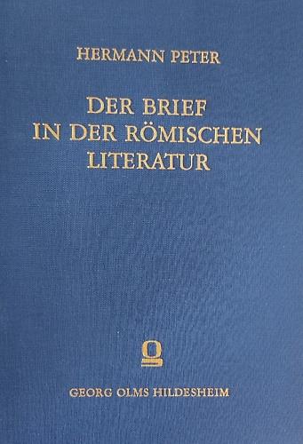 Der Brief in der Romischen Literatur - copertina