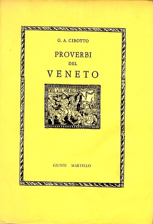 Proverbi del Veneto - copertina