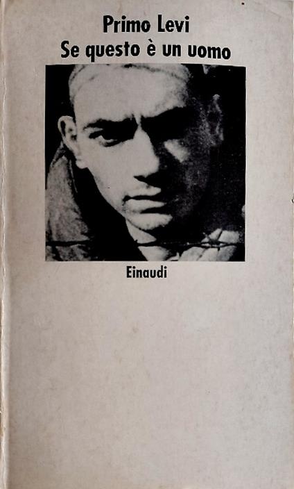 Se questo   un uomo - Primo Levi - copertina