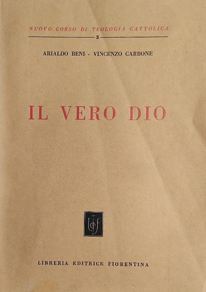 il vero Dio - copertina