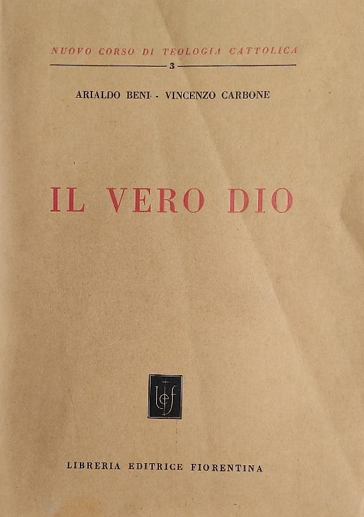 il vero Dio - copertina