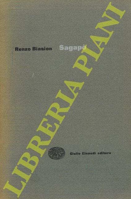 Sagapò - Renzo Biasion - copertina