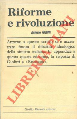 Riforme e rivoluzione - Antonio Giolitti - copertina
