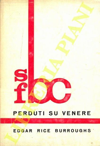 Perduti su Venere - Edgar Rice Burroughs - copertina