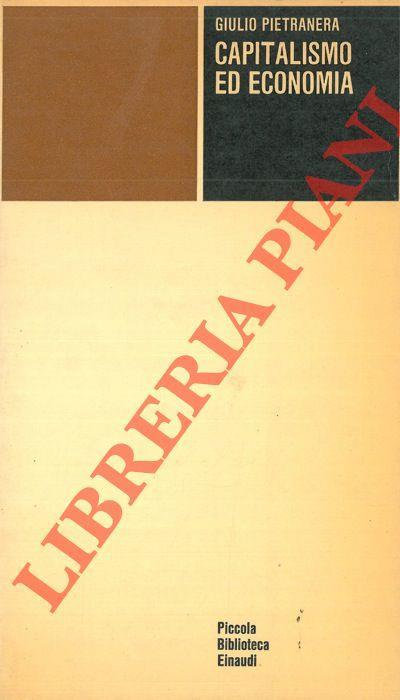 Capitalismo ed economia - Giulio Pietranera - copertina