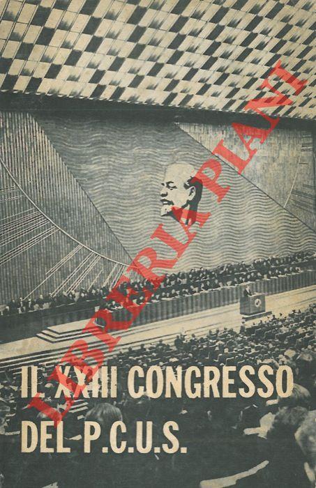 Il XXIII Congresso del PCUS 29 marzo-8 aprile 1966 - copertina