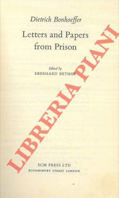 Letters and Papers from Prison - Dietrich Bonhoeffer - copertina