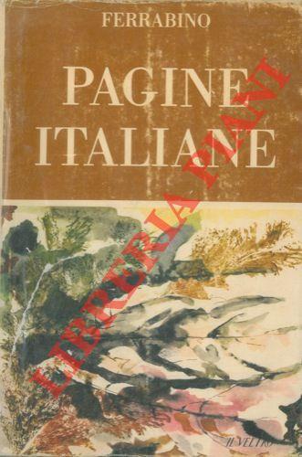 Pagine italiane - Aldo Ferrabino - copertina