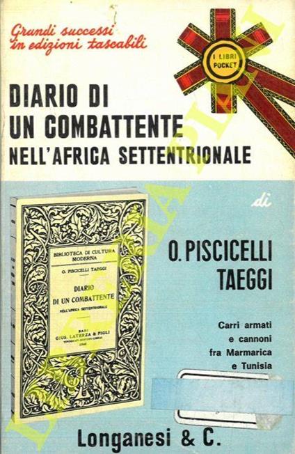 Diario di un combattente nell'Africa Settentrionale - Oderisio Piscicelli Taeggi - copertina