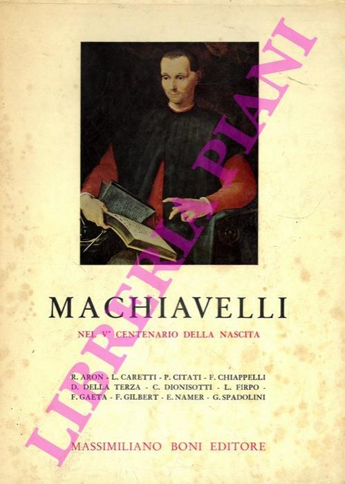 Machiavelli nel V° Centenario della nascita - copertina