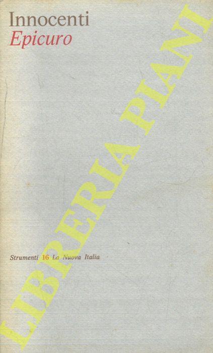 Epicuro - Piero Innocenti - copertina